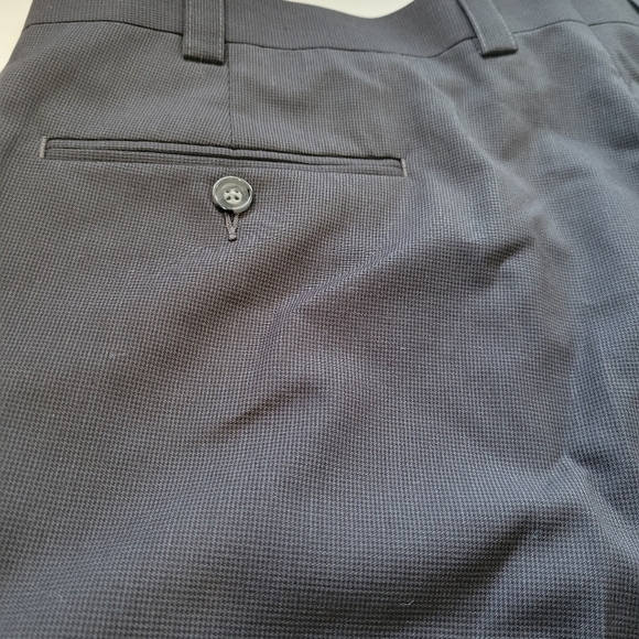 Lauren Ralph Lauren Micro Houndstooth Print Dress Pants W40 L30 in Black - Picture 3 of 10